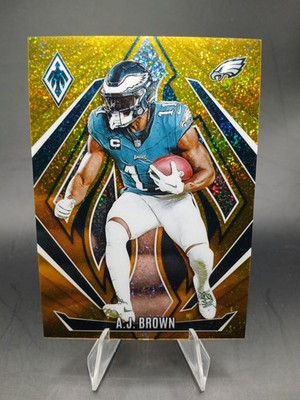 2024 Panini Phoenix International Gold Sparkle A.J. Brown /10