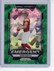 2024 Panini Prizm - Emergent Jayden Daniels #2 Green Ice Prizm