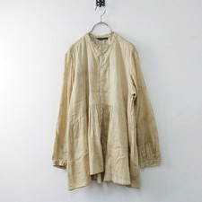 Pas de Calais Cotton Beige Dress 2023SS Used Good Condition Winter Sale