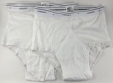 Lot Of 2 - Vintage Jockey Classic White Brief Underwear 'Y' Front Men Sz 36
