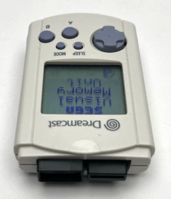 SEGA Dreamcast (VMU) Visual Memory Unit HK-7000 USED Tested Works GREAT