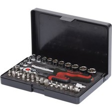 KS TOOLS Steckschl&uuml;sselsatz 918.0640 Chrom-Vanadium-Stahl