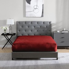 Queen Plush Fur Fitted Sheet - Ultra Soft  Thick Plush Fur - All Season Cozy...