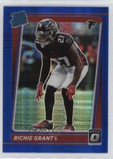 2021 Panini Donruss Optic Rated Rookie Blue Hyper Prizm Richie Grant #269 10sm