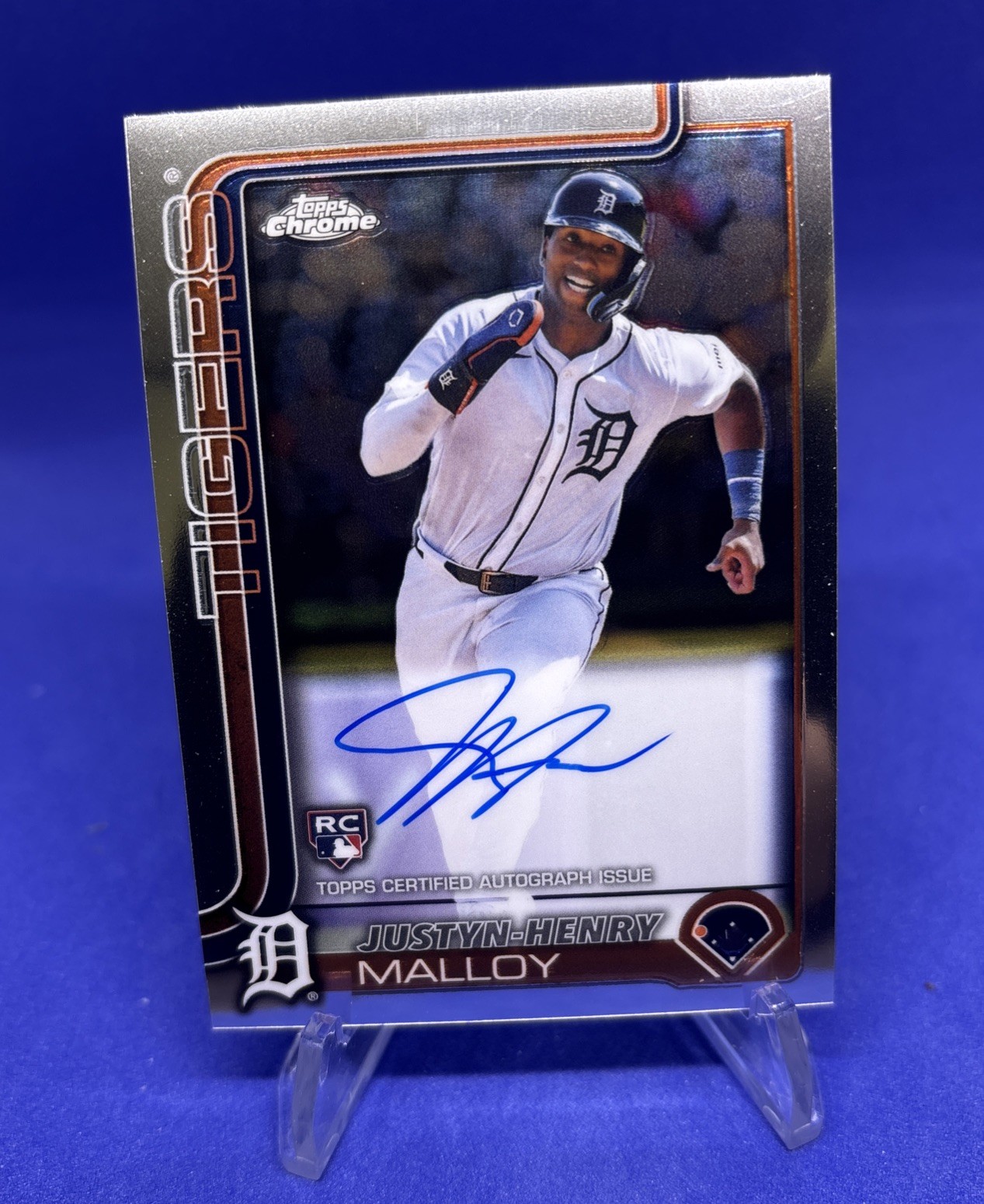 2025 Topps Chrome - Rookie Autographs Justyn-Henry Malloy #RA-JM (AU, RC)