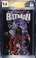 Absolute Batman #19 DEATHNOTE GLOW IN THE DARK FOIL CGC SS 9.8 signed Clay Mann