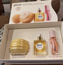 Gisou Glow All The Way Hair and Lip Gift Set