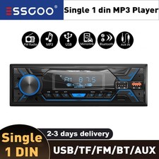 Car Stereo In-Dash Bluetooth Aux Input Receiver Audio SD Radio MP3 Player FM