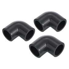 3Pack UPVC Rohrleitung Fitting Winkel 20mm Steckdose 90 Grad Adapter Anschluss