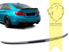 Hecklippe Spoiler Heckspoiler Kofferraum Lippe V2 f�r BMW F36 Gran Coupe schwarz