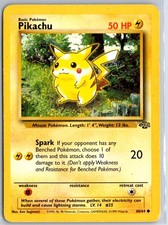 Pikachu 60/64 Jungle Common Unlimited -MP on eBay