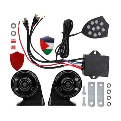 Electronic Horn 12V Musical Controller for Trains Boat Motorcycles
