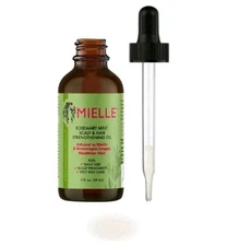2 MIELLE ORGANICS Rosemary Mint Scalp & Hair Strengthening Oil