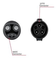 Schumacher Electric NACS Adapter for J1772 Co...