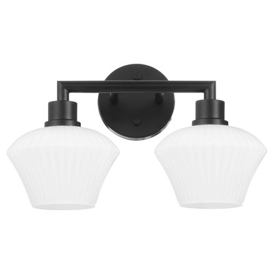 Quorum International 5221-2 Belinder 2 Light 16''W Vanity Light - Black