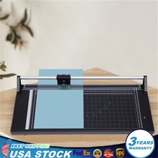 24" Manual Precision Rotary Paper Trimmer Sharp Photo Paper Cutter US STOCK