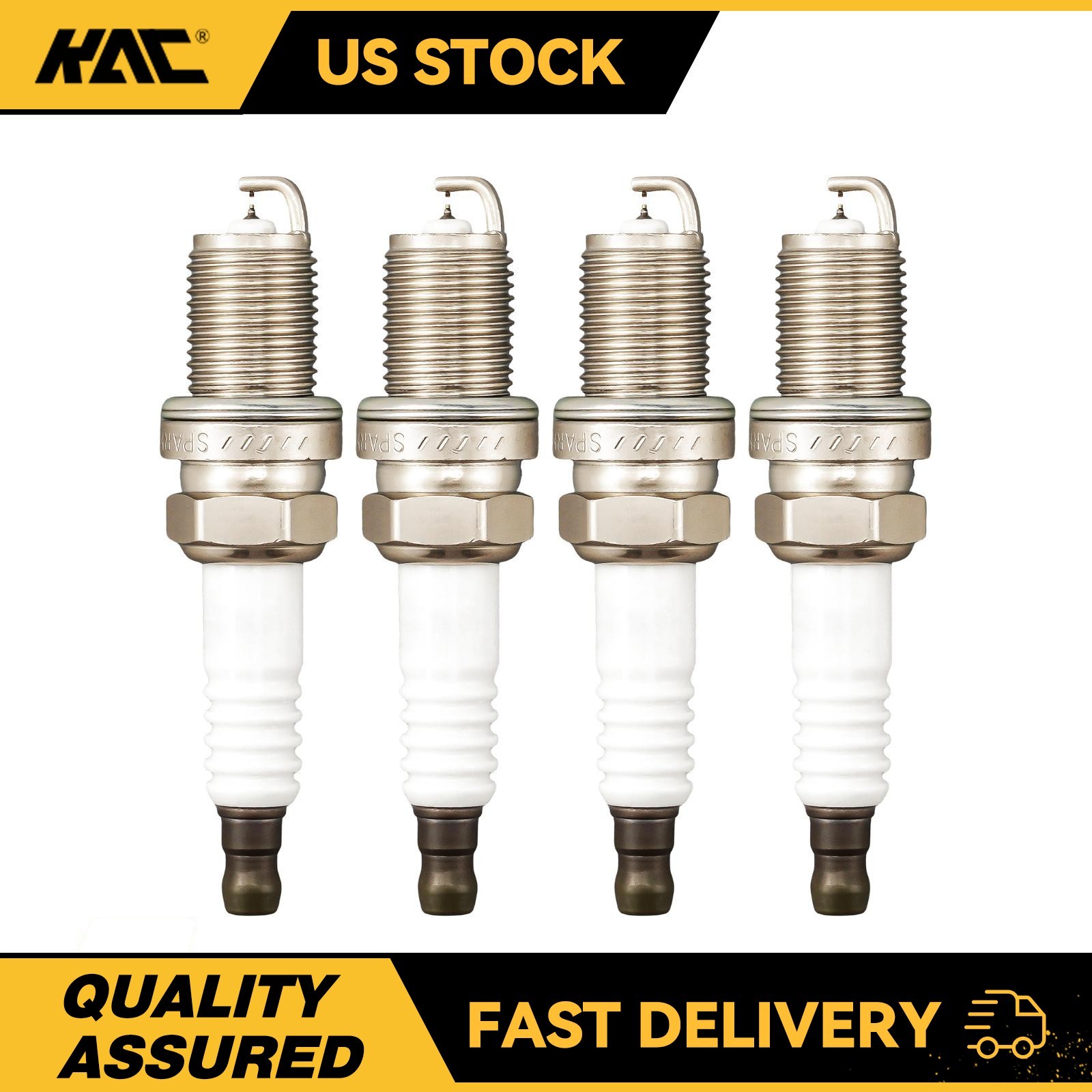 BKR6EIX Iridium Spark Plugs Fits 2000-2004 Toyota Tundra V8 4.7L 4-PIECES 6418