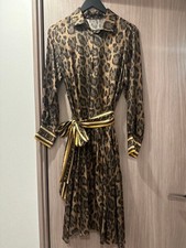 Carolina Herrera Dress Size 5 Leopard Print Long Sleeve Stylish Design