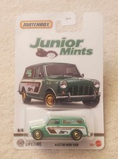 Matchbox 2025 AUSTIN MINI VAN, Green, Junior Mints, 6/6 COMPLETE THE SET