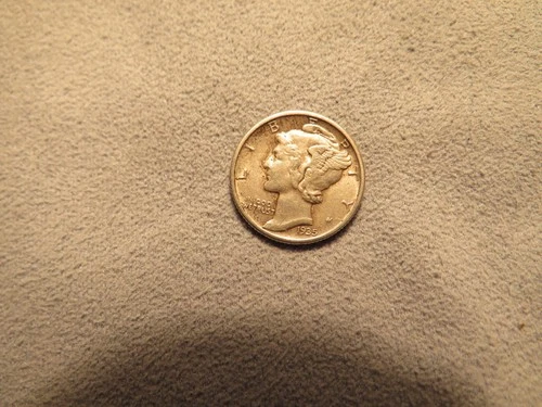 1935 Mercury Dime. XFine/AU