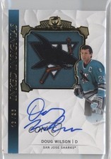 2020 The Cup Inked Insignias Manufactured 16/25 Doug Wilson Patch Auto HOF 3hd