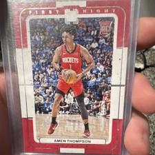 Amen Thompson 2023-24 Photogenic First Night Rookie RC #10 Houston