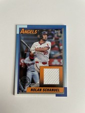 2025 Topps Baseball Series 1 Nolan Schanuel 1990 Topps Baseball Relic Card 