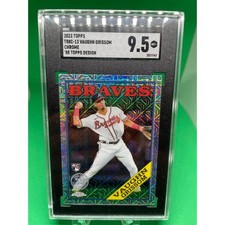 VAUGHN GRISSOM 2023 TOPPS CHROME SILVER PACK RC MOJO REFRACTOR #T88C-13 SGC 9.5