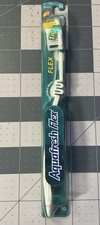 New Vintage Aquafresh Flex Direct Medium Bristles 7 Teal Green Toothbrush 1997