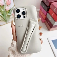 Rhode Lipstick Phone Cases Silicone For iPhone 16 12 13 14 15 17 Pro Max Plus