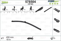 Valeo 578504 Wischblatt Beifahrerseitig Fahrerseitig Vorne FÜR Alfa Romeo Audi