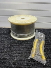 600FT 1/8" Stainless Steel Cable with Cutter, T316 Marine Grade, Stainless St...