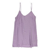 Free People Womens Solid Slip Dress, Purple, X-Small