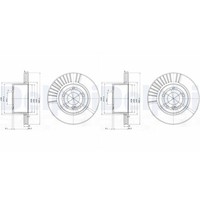 2X Delphi Bremsscheiben 297Mm BelÜFtet Vorne Passend FüR Land Rover Discovery |