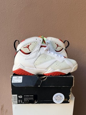 Nike Air Jordan 7 Retro Hare 2015 White Red 304775-125 Men display picture 3