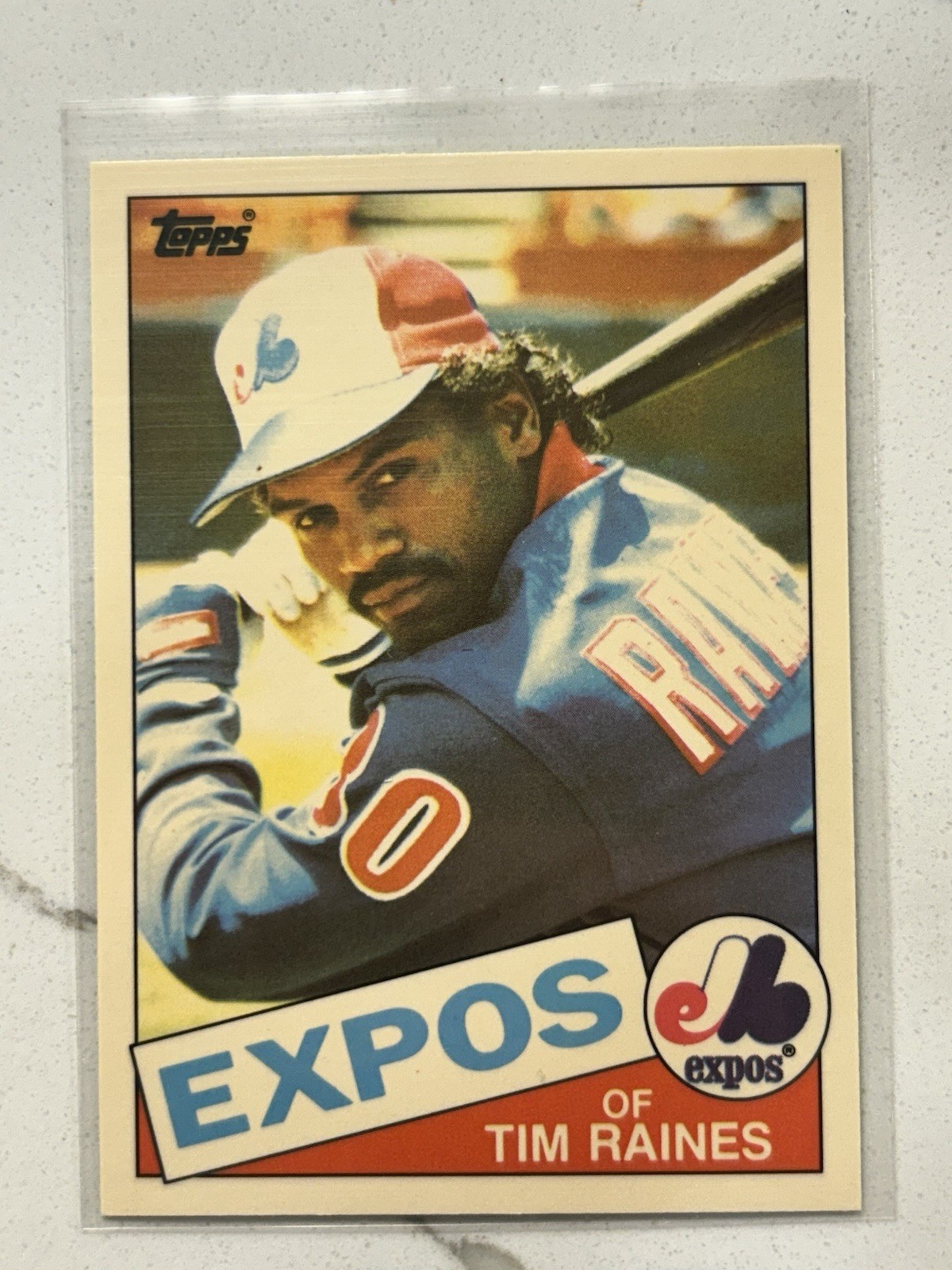 1985 Topps #630 Tim Raines Collector's Edition (Tiffany) Montreal Expos