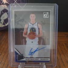 2019-20 Panini Clearly Donruss Rated Rookie Alen Smailagic Autograph Warriors 