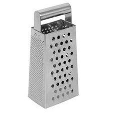 4 Way Handheld Hand Held Manual Metal Stainless Steel Cheese Grater Cheeze Grate