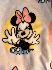 Disney Minnie Mouse Plush Blanket 50  X 70  Soft Polyester Lavender