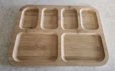 Rectangle Charcuterie Board Bamboo Tray Platter Vegetables Fruit Cheese