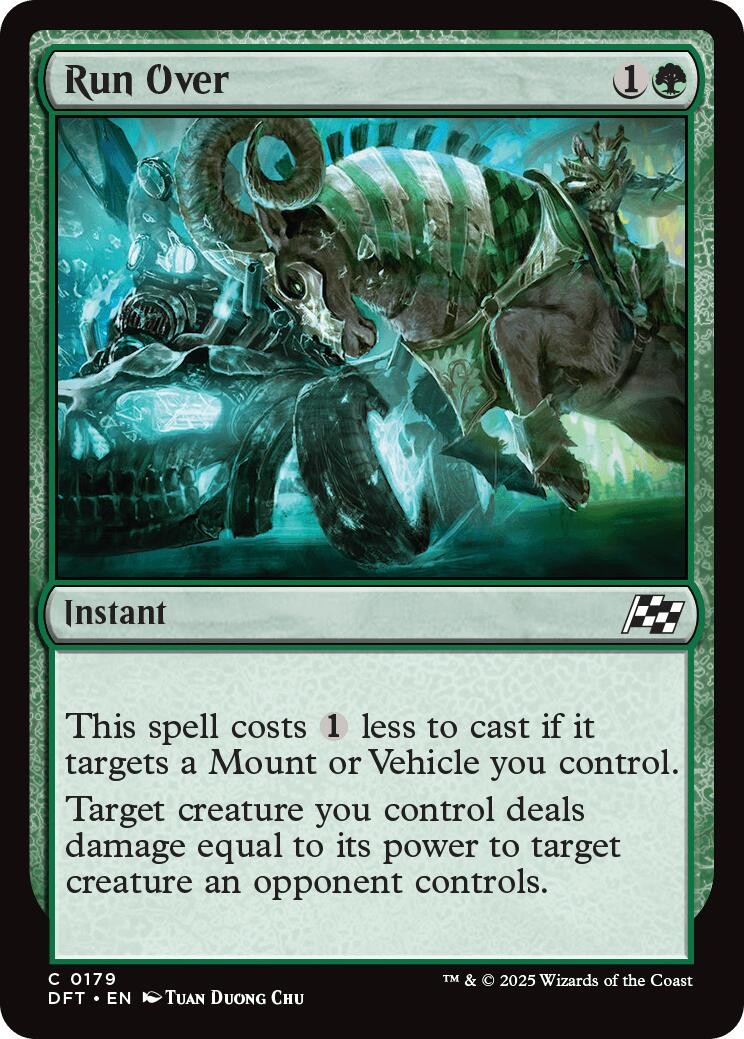 Run Over - 179 - NM - Aetherdrift - MTG