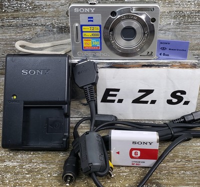 SONY Cyber Shot DSC-W55 Digital Camera 3x Optical Zoom 8MB