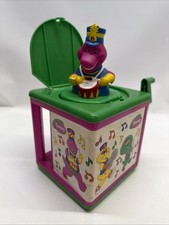 1998 Hasbro Lions Group BARNEY Jack-In-The-Box
