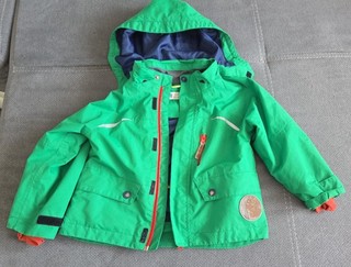 Grüne Kinder Jacke Regenjacke Größe 92 (H&M)
