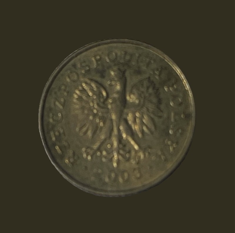 2003 Poland 🇵🇱 1 Grosz Manganese-Brass Coin