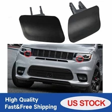 FOR JEEP GRAND CHEROKEE 2017-2021 SRT SRT8 TRACKHAWK HEADLAMP WASHER COVER SET