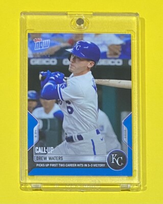 2022 MLB Topps Now Drew Waters Call-Up BLUE PARALLEL /49 SSP Royals #773  