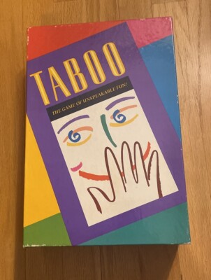 Vintage 1989 Taboo Game Complete- Great Condition! Working Buzzer.
