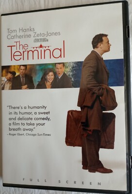 2004 ''The Terminal'' DVD Full Screen Tom Hanks Catherine Zeta-Jones VERY GOOD