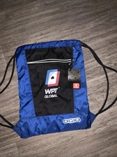 Rare!! Ogio World Poker Tour WPT Drawstring Tote Bag NEW WITH TAGS!!
